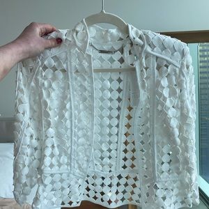 WHBM white jacket